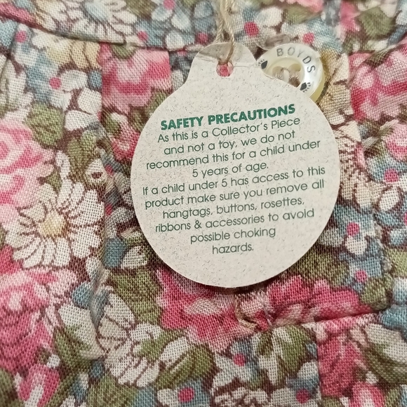 1999 Boyds Bears "LAUREL S. BERRIJAM" Plush Bear 20th Anniversary Boyds Bearwear - Picture 8 of 10